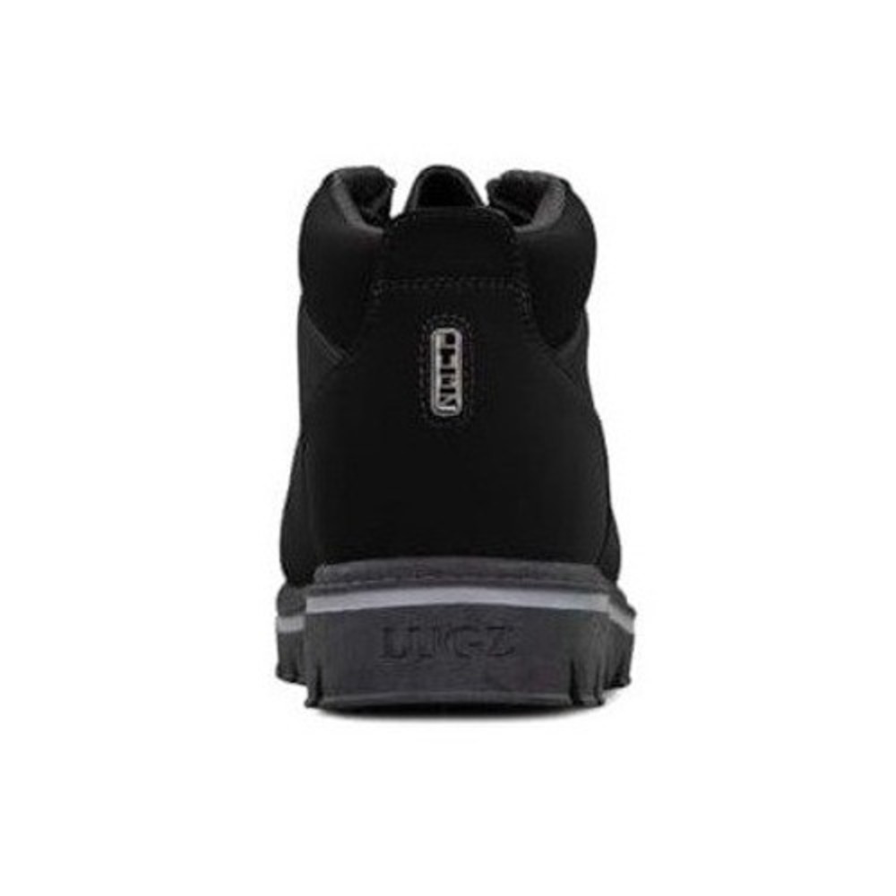 Lugz Mens Fringe Classic Moc-Toe Boot Black Synthetic Nubuck 13 W Wide NWT - Picture 4 of 5